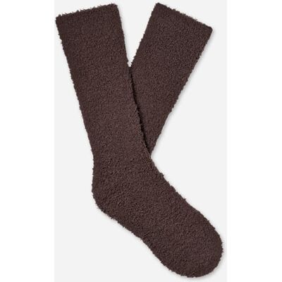 UGG® Men's Fincher Ultra Cozy Crew Polyester Blend/Recycled Materials in Burnt Cedar UGG® Men's Fincher Ultra Cozy Crew Polyester Blend/Recycled Materials in Burnt Cedar
