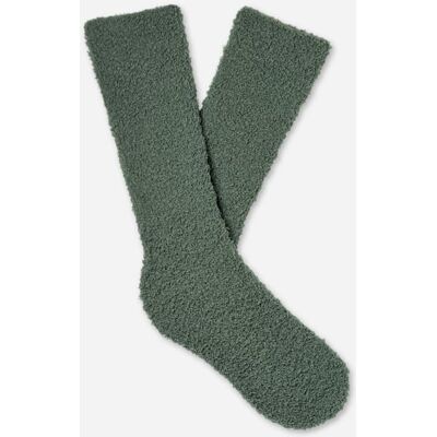 UGG® Men's Fincher Ultra Cozy Crew Polyester Blend/Recycled Materials in Green Stone UGG® Men's Fincher Ultra Cozy Crew Polyester Blend/Recycled Materials in Green Stone