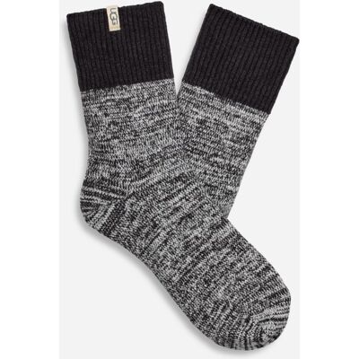 UGG® Women's Rib Knit Slouchy Quarter Knit/Recycled Materials in Black UGG® Women's Rib Knit Slouchy Quarter Knit/Recycled Materials in Black