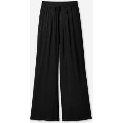 UGG® Women's Imogen Wide Leg Pant Rib LENZINGu2122 ECOVEROu2122 Viscose Blend Bottoms in Black, Size 1X UGG® Women's Imogen Wide Leg Pant Rib LENZINGu2122 ECOVEROu2122 Viscose Blend Bottoms in Black, Size 1X
