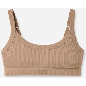 UGG® Women's Tesia Bralette Rib LENZINGu2122 ECOVEROu2122 Viscose Blend Tops in Silver Taupe, Size S