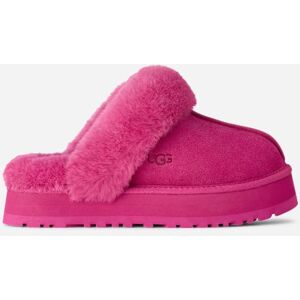 UGG® Women's Disquette Sheepskin Slippers in Dark Peony, Size 8 UGG® Women's Disquette Sheepskin Slippers in Dark Peony, Size 8