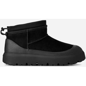 UGG® Men's Classic Ultra Mini Weather Hybrid Suede Classic Boots in Black/Black, Size 9 UGG® Men's Classic Ultra Mini Weather Hybrid Suede Classic Boots in Black/Black, Size 9