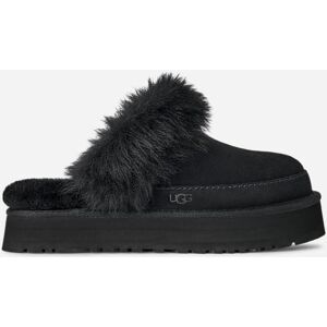 UGG® Women's Disquette Chalet Sheepskin Slippers in Black, Size 7 UGG® Women's Disquette Chalet Sheepskin Slippers in Black, Size 7