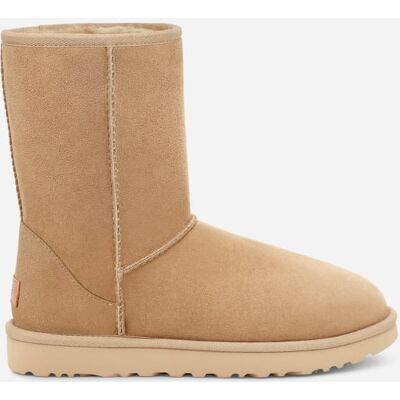 UGG® Women's Classic Short II Sheepskin Classic Boots in Brown/, Size 7 UGG® Women's Classic Short II Sheepskin Classic Boots in Brown/, Size 7