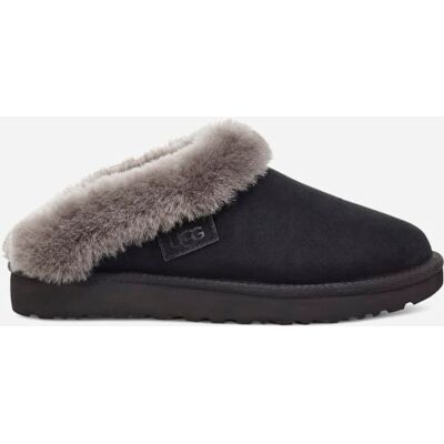 UGG® Women's ClUGG®ette Sheepskin Slippers in Black/, Size 6 UGG® Women's ClUGG®ette Sheepskin Slippers in Black/, Size 6