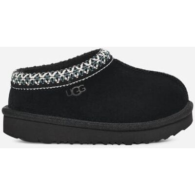 UGG® Toddlers' Tasman II Suede Slippers in Black, Size 11T UGG® Toddlers' Tasman II Suede Slippers in Black, Size 11T