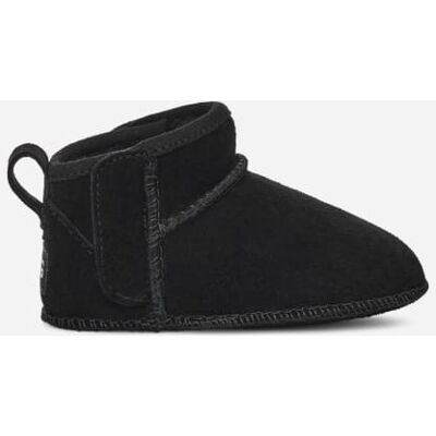 UGG® Infants' Baby Classic Ultra Mini Suede Classic Boots in Black, Size 0-6 mos UGG® Infants' Baby Classic Ultra Mini Suede Classic Boots in Black, Size 0-6 mos