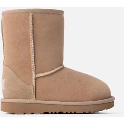 UGG® Toddlers' Classic II Sheepskin Classic Boots in Sand, Size 9T UGG® Toddlers' Classic II Sheepskin Classic Boots in Sand, Size 9T