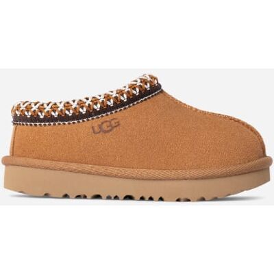 UGG® Toddlers' Tasman II Suede Slippers in Chestnut, Size 10T UGG® Toddlers' Tasman II Suede Slippers in Chestnut, Size 10T