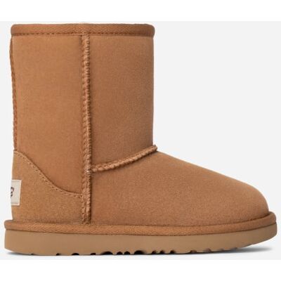 UGG® Kids' Classic II Sheepskin Classic Boots in Brown/, Size 13K UGG® Kids' Classic II Sheepskin Classic Boots in Brown/, Size 13K