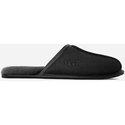 UGG® Men's Scuff Sheepskin Backless Slipper in Black/, Size 13 UGG® Men's Scuff Sheepskin Backless Slipper in Black/, Size 13