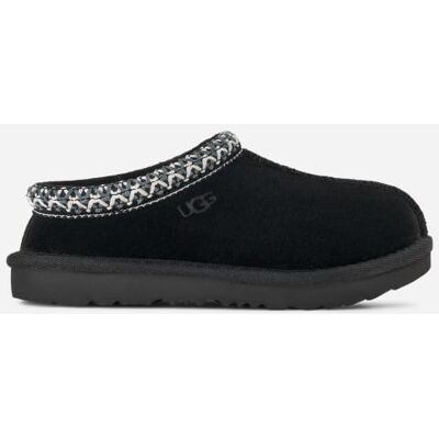 UGG® Kids' Tasman II Suede Slippers in Black/, Size 5K UGG® Kids' Tasman II Suede Slippers in Black/, Size 5K