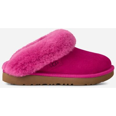 UGG® Kids' ClUGG®ette Sheepskin Slippers in Dark Peony, Size 6K UGG® Kids' ClUGG®ette Sheepskin Slippers in Dark Peony, Size 6K