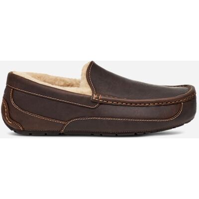 UGG® Men's Ascot Sheepskin Slipper Loafers in Brown/, Size 13 UGG® Men's Ascot Sheepskin Slipper Loafers in Brown/, Size 13