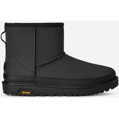 UGG® Men's Classic Mini Reflective Synthetic Classic Boots in Black Reflective, Size 4 UGG® Men's Classic Mini Reflective Synthetic Classic Boots in Black Reflective, Size 4
