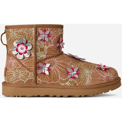 UGG® Women's Classic Mini Meadow Suede Classic Boots in Chestnut, Size 5 UGG® Women's Classic Mini Meadow Suede Classic Boots in Chestnut, Size 5