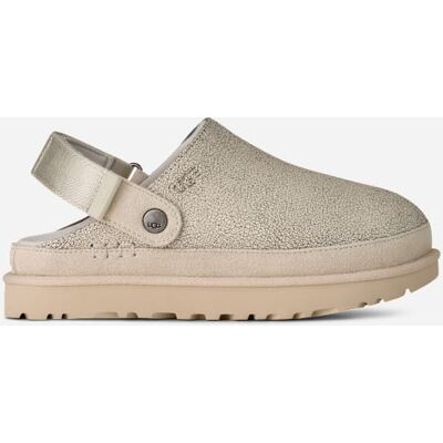 UGG® Women's Goldenstar Crackle Clog Sandal in Crackle White, Size 9 UGG® Women's Goldenstar Crackle Clog Sandal in Crackle White, Size 9