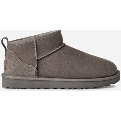 UGG® Women's Classic Ultra Mini Sheepskin Classic Boots in Grey, Size 10 UGG® Women's Classic Ultra Mini Sheepskin Classic Boots in Grey, Size 10