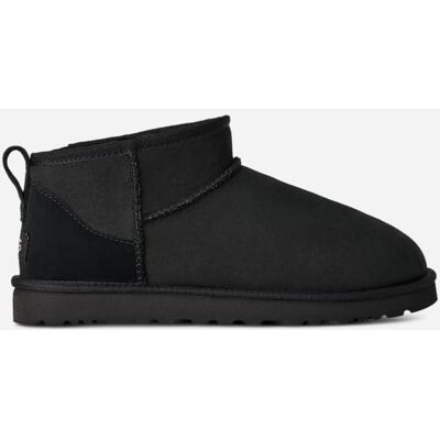 UGG® Men's Classic Ultra Mini Sheepskin Classic Boots in Black, Size 7 UGG® Men's Classic Ultra Mini Sheepskin Classic Boots in Black, Size 7