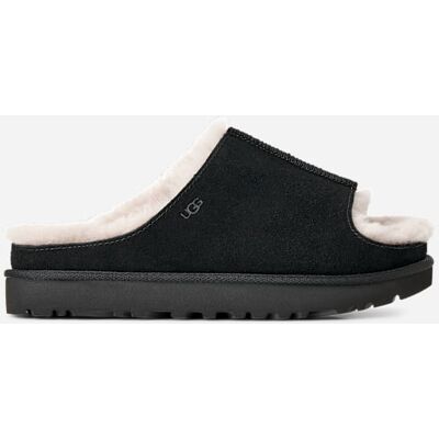 UGG® Women's Greenport Slide Sheepskin Slippers in Black, Size 5 UGG® Women's Greenport Slide Sheepskin Slippers in Black, Size 5