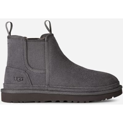 UGG® Men's Neumel Chelsea Suede Classic Boots in Dark Grey, Size 7 UGG® Men's Neumel Chelsea Suede Classic Boots in Dark Grey, Size 7