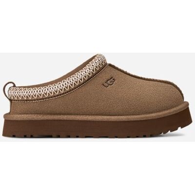 UGG® Kids' Tazz Suede Slippers in Light Bronze, Size 6K UGG® Kids' Tazz Suede Slippers in Light Bronze, Size 6K