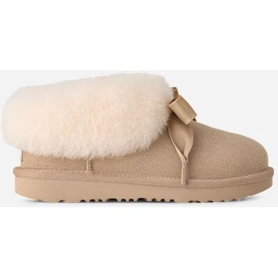 UGG® Kids' Bailey Slipper Sheepskin Slippers in Sand, Size 6K UGG® Kids' Bailey Slipper Sheepskin Slippers in Sand, Size 6K