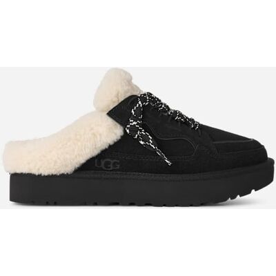 UGG® Women's Lowmel Mule Sheepskin Shoes in Black, Size 5 UGG® Women's Lowmel Mule Sheepskin Shoes in Black, Size 5