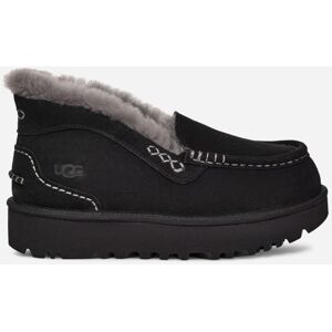 UGG® Women's Ansley Parc Sheepskin Shoes in Black, Size 8