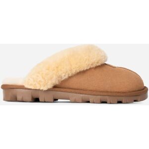 UGG® Women's Coquette Durable Sheepskin Slipper in Brown/, Size 10