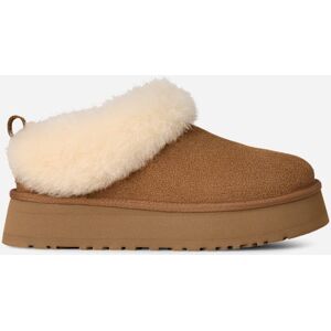 UGG® Women's Tazzelle Sheepskin Slippers in Chestnut, Size 11