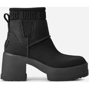 UGG® Women's Moxy Chelsea Leather Boots in Black, Size 9.5