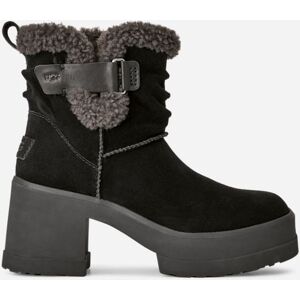 UGG® Women's Moxy Pull On Sheepskin Boots in Black, Size 12