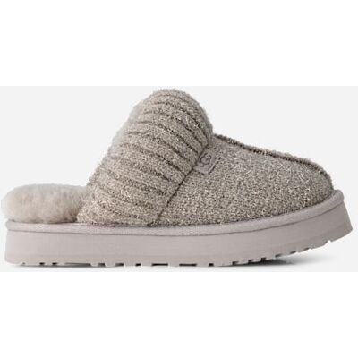 UGG® Kids' Disquette Glisten Sheepskin in Oyster, Size 13K UGG® Kids' Disquette Glisten Sheepskin in Oyster, Size 13K