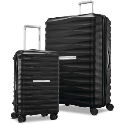 Voltage Dlx 2 Piece Set (Co/l) Black Luggage Set from Samsonite Voltage Dlx 2 Piece Set (Co/l) Black Luggage Set from Samsonite