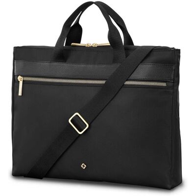 Mobile Solution 2 Convertible Slim Brief Black Carry-On Luggage from Samsonite Mobile Solution 2 Convertible Slim Brief Black Carry-On Luggage from Samsonite