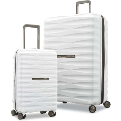 Voltage Dlx 2 Piece Set (Co/l) White Luggage Set from Samsonite Voltage Dlx 2 Piece Set (Co/l) White Luggage Set from Samsonite