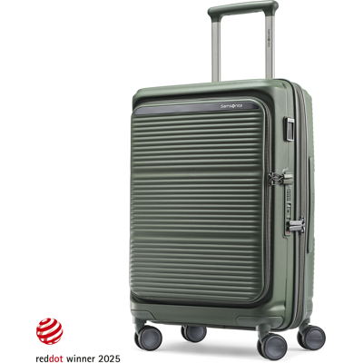 Paralux Carry-On Spinner Green Carry-On Luggage from Samsonite Paralux Carry-On Spinner Green Carry-On Luggage from Samsonite