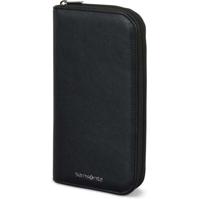 Rfid Zip Travel Wallet Black Luggage Accessories from Samsonite Rfid Zip Travel Wallet Black Luggage Accessories from Samsonite