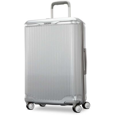 Silhouette 18 Hardside Medium Spinner Grey Luggage from Samsonite Silhouette 18 Hardside Medium Spinner Grey Luggage from Samsonite
