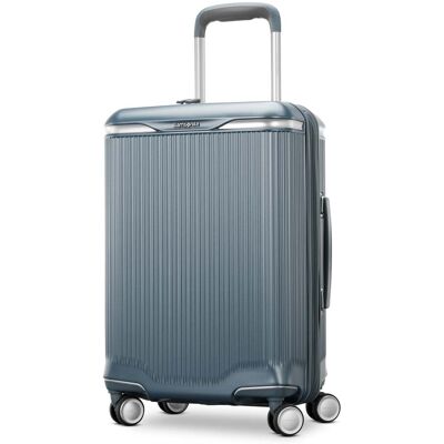 Silhouette 18 Hardside Carry-On Spinner Blue Carry-On Luggage from Samsonite Silhouette 18 Hardside Carry-On Spinner Blue Carry-On Luggage from Samsonite