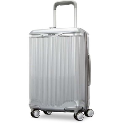 Silhouette 18 Hardside Spinner Grey Carry-On Luggage from Samsonite Silhouette 18 Hardside Spinner Grey Carry-On Luggage from Samsonite
