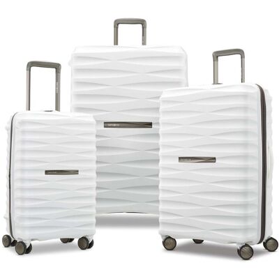 Voltage Dlx 3 Piece Set White Luggage Set from Samsonite Voltage Dlx 3 Piece Set White Luggage Set from Samsonite