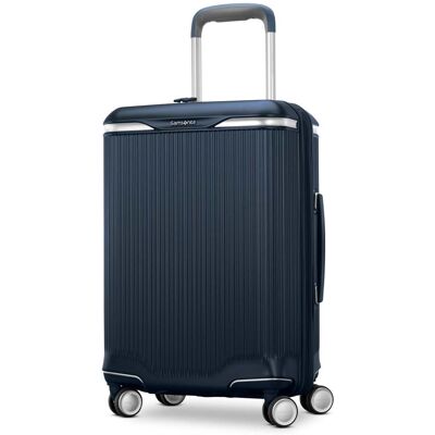 Silhouette 18 Hardside Carry-On Spinner Blue Carry-On Luggage from Samsonite Silhouette 18 Hardside Carry-On Spinner Blue Carry-On Luggage from Samsonite