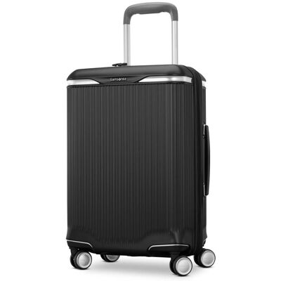 Silhouette 18 Hardside Carry-On Spinner Black Carry-On Luggage from Samsonite Silhouette 18 Hardside Carry-On Spinner Black Carry-On Luggage from Samsonite