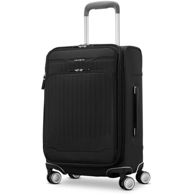 Silhouette 18 Softside Carry-On Spinner Black Luggage from Samsonite Silhouette 18 Softside Carry-On Spinner Black Luggage from Samsonite