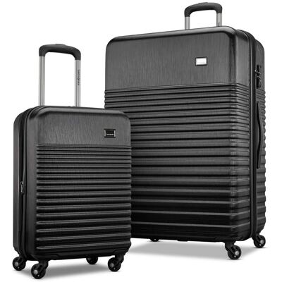 2 Piece Set (Co/l) Black Luggage Set from Samsonite 2 Piece Set (Co/l) Black Luggage Set from Samsonite