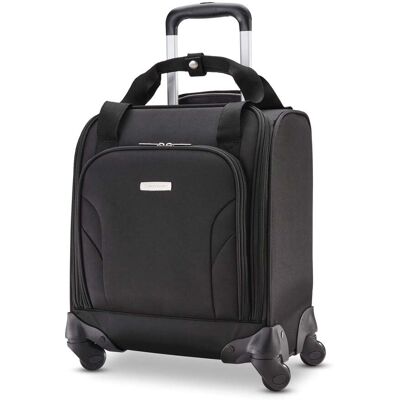 Spinner Underseater With Usb Port Black Carry-On Luggage from Samsonite Spinner Underseater With Usb Port Black Carry-On Luggage from Samsonite