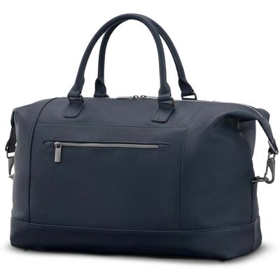 Classic Leather Weekender Blue Carry-On Luggage from Samsonite Classic Leather Weekender Blue Carry-On Luggage from Samsonite